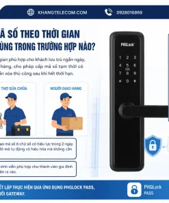 Khóa Cửa PHGLock FL8022A: 3 Sinh Trắc Học, Video 2 Chiều