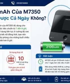 Bộ Phát Wifi Di Động 4G LTE TP-Link M7350: 150Mbps, 10 Thiết Bị