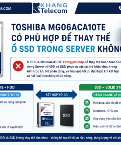 Ổ cứng chuyên dụng 10TB TOSHIBA MG06ACA10TE: Server, NAS, 7200rpm
