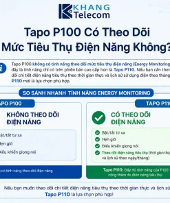 Ổ Cắm Thông Minh Tapo P100: 2300W, App, Hẹn Giờ, Alexa, 2.4GHz