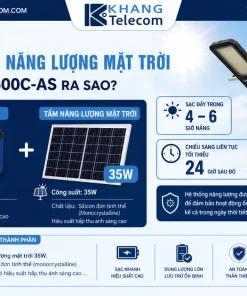 Đèn Năng Lượng Mặt Trời 600W GONEO GN-A600C-AS: IP65, Pin 30Ah