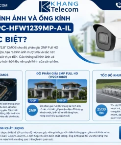 Camera Dahua DH-IPC-HFW1239MP-A-IL: 2MP, Smart Dual Light, IP67