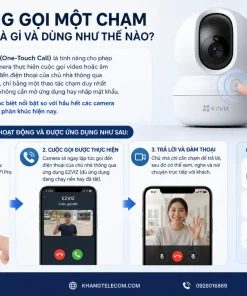 Camera EZVIZ CP1 Pro 2K+: Zoom 4X, Quay Quét 360°, Gọi Một Chạm