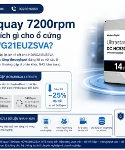 Ổ cứng chuyên dụng 14TB TOSHIBA HDWG21EUZSVA: 256MiB, SATA, 7200rpm