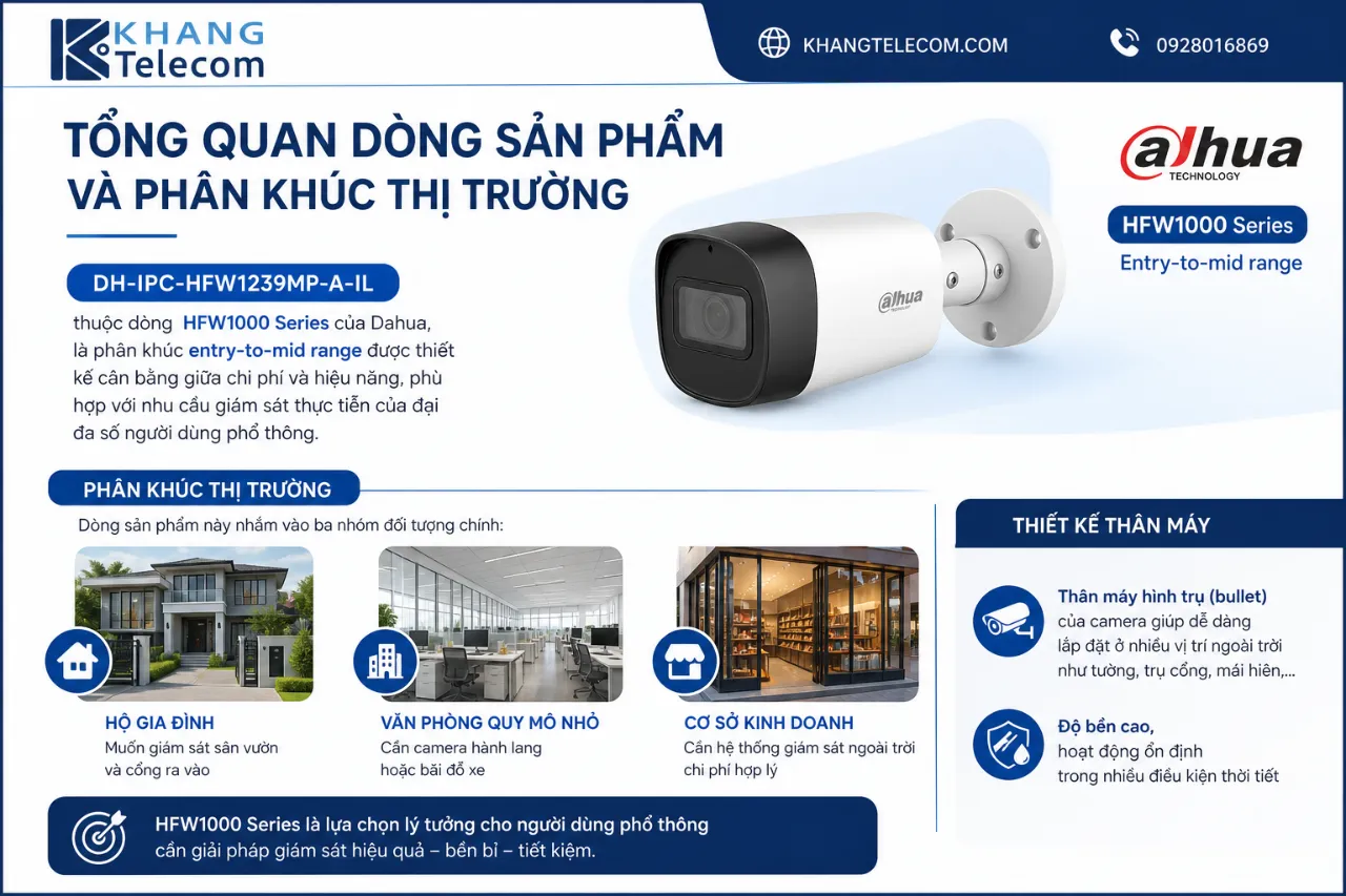 Tổng quan dòng sản phẩm và phân khúc thị trường