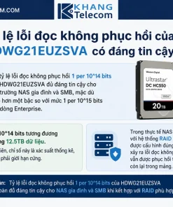 Ổ cứng chuyên dụng 14TB TOSHIBA HDWG21EUZSVA: 256MiB, SATA, 7200rpm