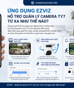 Camera EZVIZ TY7 Dual 2K+: Ống Kính Kép, Theo Dõi Người, Toàn Cảnh