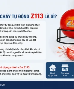 Bóng chữa cháy tự động Z113