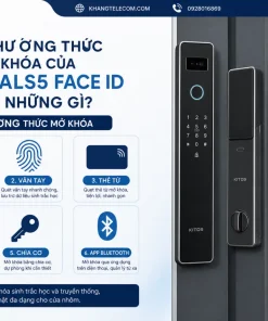 Các phương thức mở khóa của Kitos ALS5 Face ID gồm những gì?