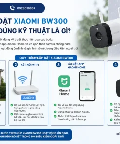 Cách lắp đặt Xiaomi BW300 ngoài trời đúng kỹ thuật là gì?