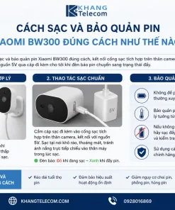Cách sạc và bảo quản pin Xiaomi BW300 đúng cách như thế nào?