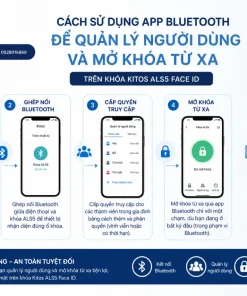 Cách sử dụng app Bluetooth để quản lý người dùng và mở khóa từ xa như thế nào?