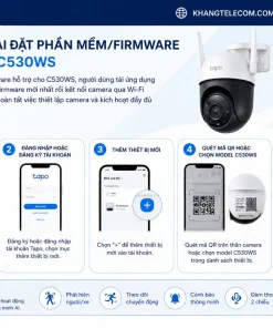 Cách tải và cài đặt phần mềm/firmware hỗ trợ cho C530WS như thế nào?