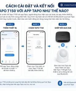 Cài Đặt Và Kết Nối Tapo T150 Với App Tapo