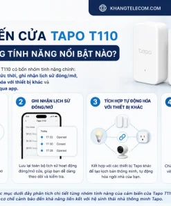 Cảm biến cửa Tapo T110 có những tính năng nổi bật nào