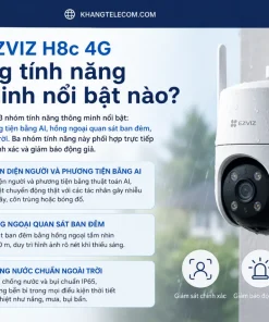 Camera EZVIZ H8c 4G có những tính năng thông minh nổi bật nào?