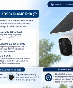Camera EZVIZ HB90x Dual 4G Kit