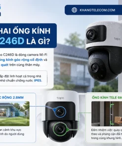 Camera hai ống kính Tapo C246D