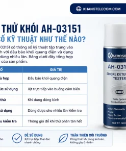 Chai xịt thử khói AH-03151 có thông số kỹ thuật