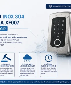 Chất liệu Inox 304 trên khóa XF007 có ưu điểm gì?