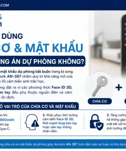 Có nên dùng chìa cơ và mật khẩu làm phương án dự phòng không?