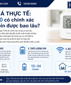 Đánh giá thực tế: Tapo T310 có chính xác và dùng pin được bao lâu