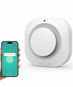 Đầu Báo Khói Wifi Exsmith TF210: 20m², Wifi 2.4GHz, 80dB, Pin 9V