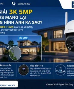 Độ phân giải 3K 5MP của C530WS mang lại chất lượng hình ảnh ra sao?