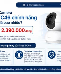 Giá bán Camera Tapo TC46 chính hãng hiện nay là bao nhiêu
