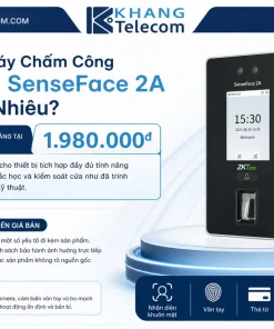 Giá Bán Máy Chấm Công ZKTeco SenseFace 2A Là Bao Nhiêu