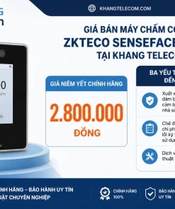 Giá bán máy chấm công ZKTeco SenseFace M2F-LR tại Khang Telecom là bao nhiêu