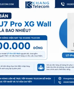 Giá bán UniFi U7 Pro XG Wall hiện nay là bao nhiêu