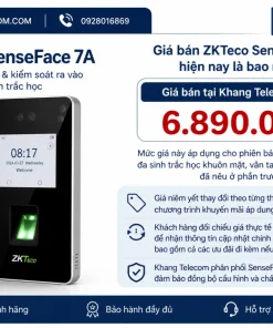 Giá bán ZKTeco SenseFace 7A hiện nay là bao nhiêu