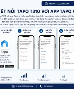 kết nối Tapo T310 với app Tapo và Hub