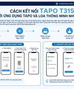 kết nối Tapo T315 với ứng dụng Tapo và loa thông minh