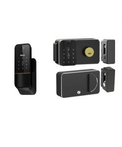 Khóa Cửa Cổng Nhôm PHGLock FE605A: 5 Cách Mở, App 1–2 Mặt