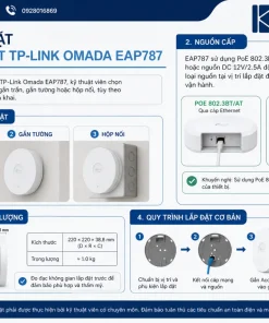 lắp đặt Access Point TP-Link Omada EAP787