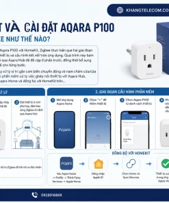 lắp đặt và cài đặt Aqara P100 với HomeKit, Zigbee