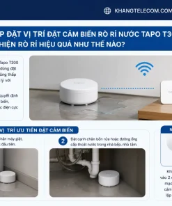 lắp đặt vị trí đặt cảm biến rò rỉ nước Tapo T300 để phát hiện rò rỉ hiệu quả