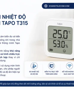 Màn hình nhiệt độ và độ ẩm Tapo T315