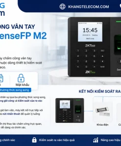 Máy Chấm Công Vân Tay ZKTeco SenseFP M2