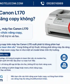 Máy fax Canon L170 có chức năng copy không?