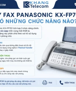 Máy fax Panasonic KX-FP701 có những chức năng nào?