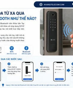 Mở Khóa Từ Xa Qua App Và Bluetooth