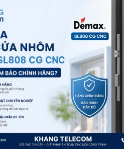 Nên mua khóa cửa nhôm Demax SL808 CG CNC ở đâu để đảm bảo chính hãng?