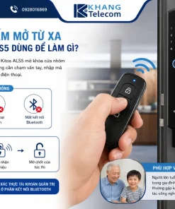 Remote bấm mở từ xa trên Kitos ALS5 dùng để làm gì?