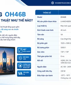 Samsung OH46B có thông số kỹ thuật
