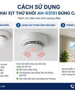 sử dụng chai xịt thử khói AH-03151 đúng cách