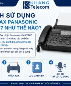 Sử Dụng Máy Fax Panasonic KX-FT987