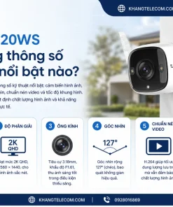 Tapo C320WS có những thông số kỹ thuật nổi bật nào?